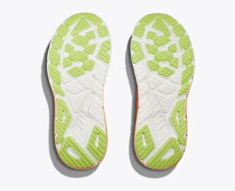 Hoka Women's Arahi 7 pink and white stability shoes