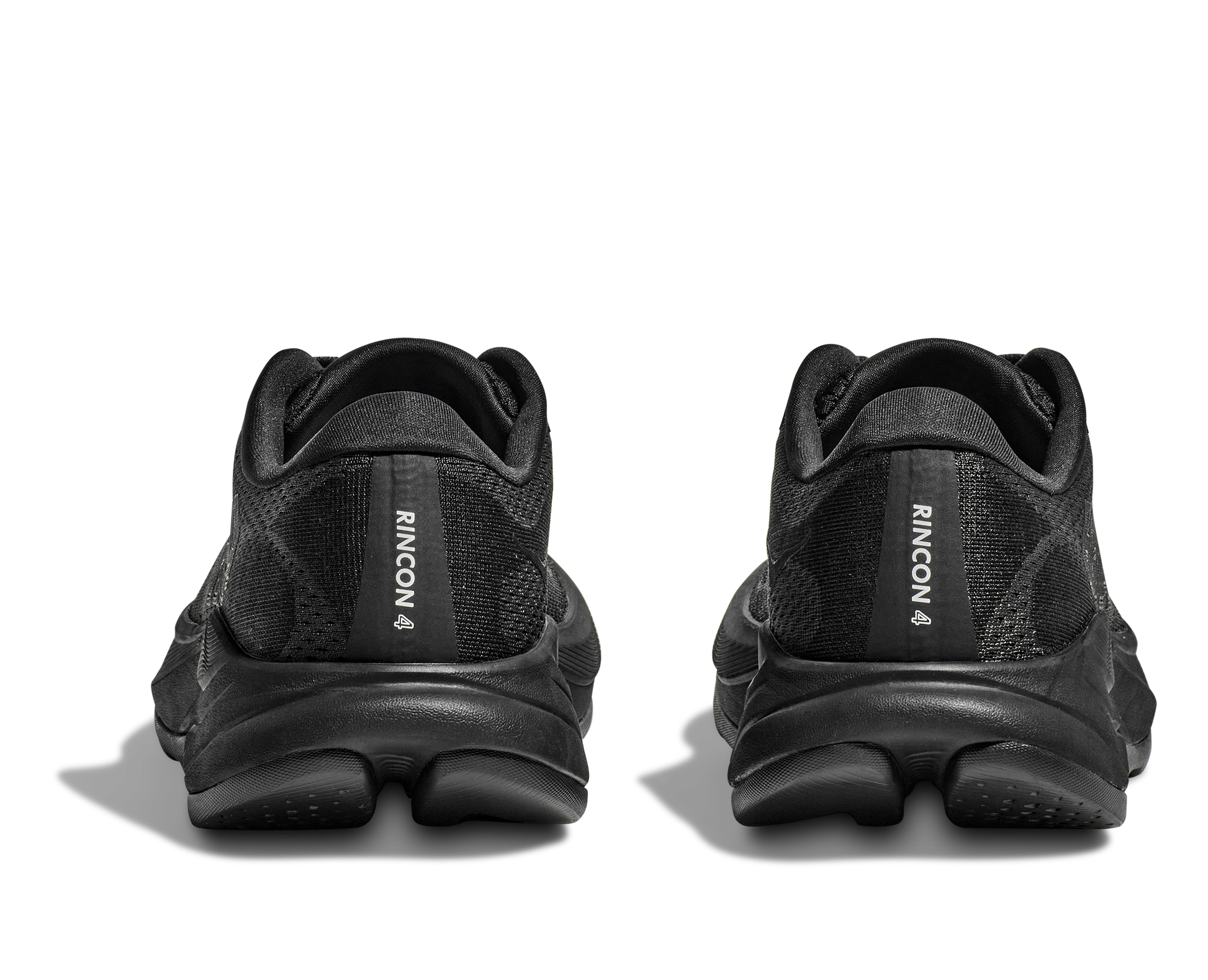 Hoka Rincon 4 women's running shoe black rear view