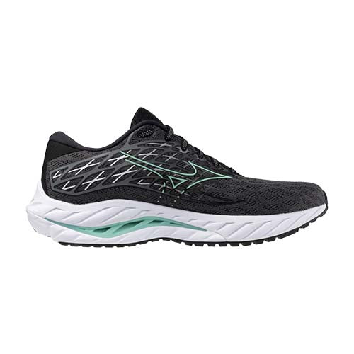 Mizuno Wave Inspire 20 Wide running shoe women's black, white, blue