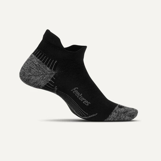 Feetures Plantar Fasciitis Relief Ultra Light Cushion No Show Tab (Black)