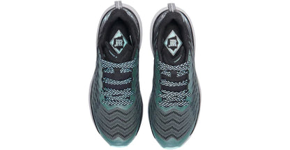361 Taroko women's trail running shoe gray. black, light blue