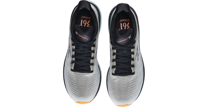361 Centauri 2 men's shoe grey, black, white top view pair