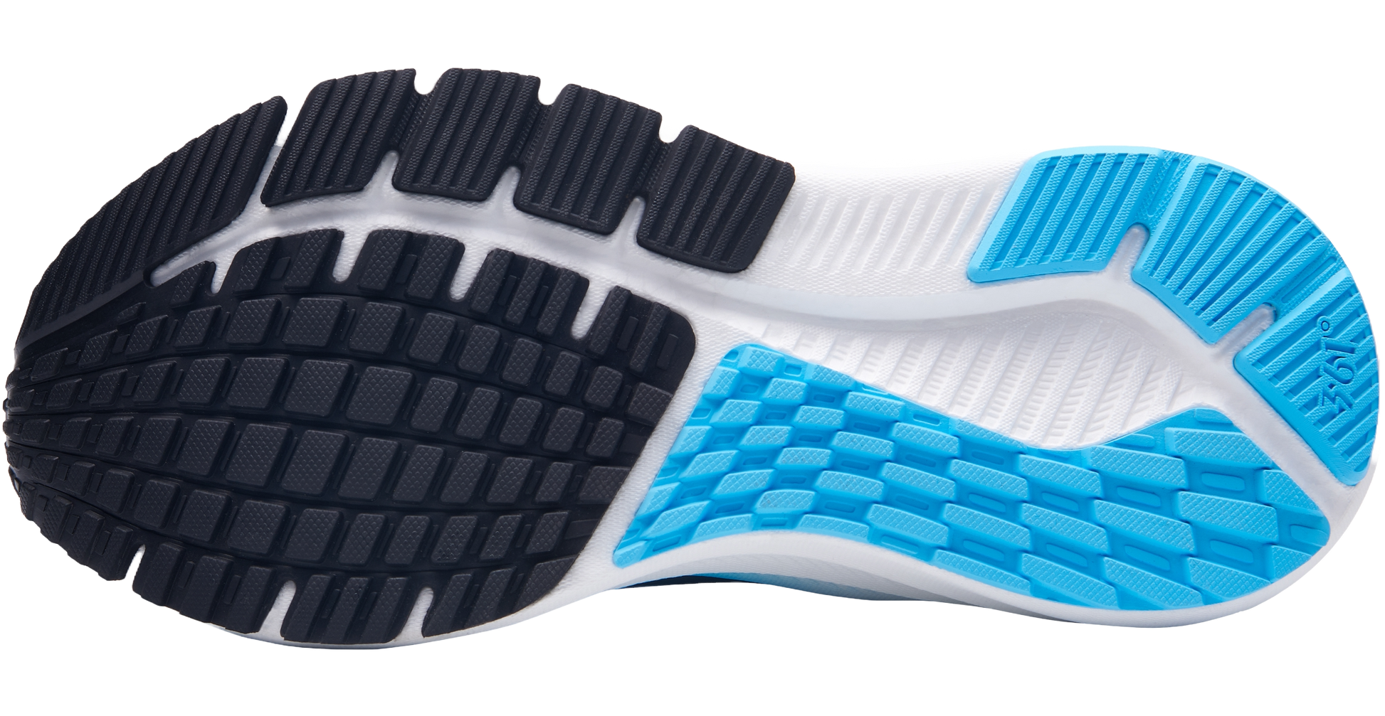 361 degrees women's Kairos 2 light blue, black, white outsole
