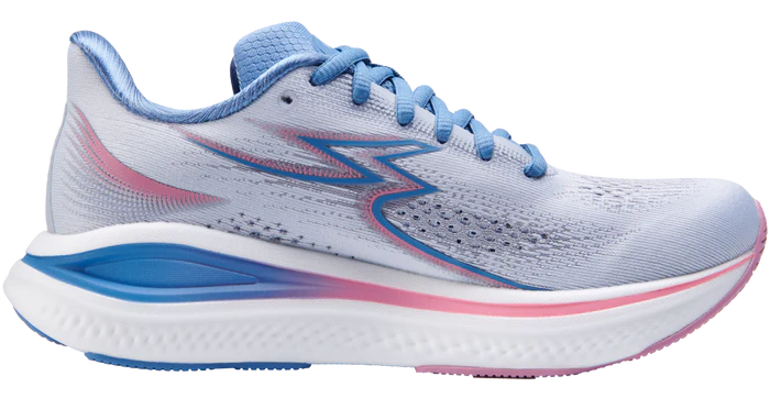 361 Meraki 6 women's shoe blue, white, pink medial view