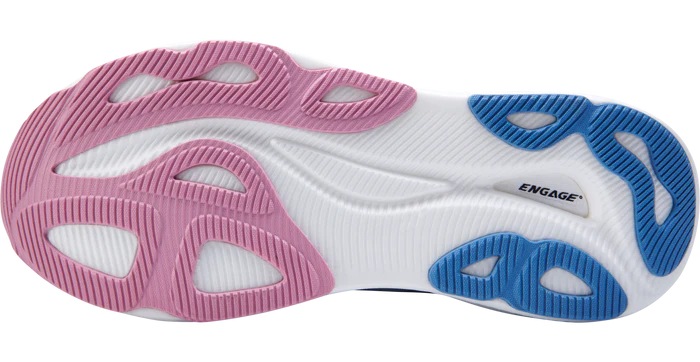 361 Meraki 6 women's shoe blue, white, pink outsole