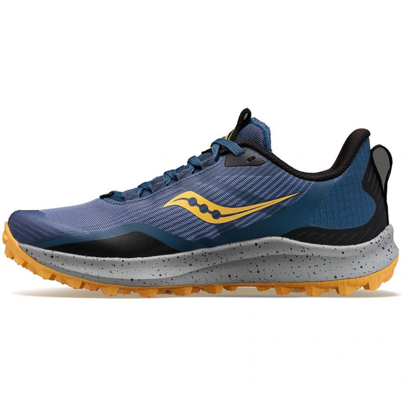 Saucony Peregrine 12 women's trail running shoe basin/gold violet