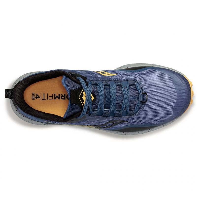Saucony Peregrine 12 women's trail running shoe basin/gold violet