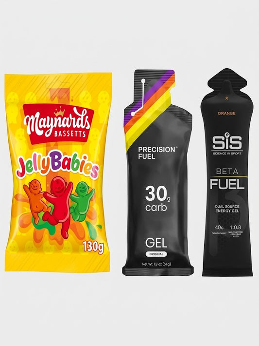 Jelly Babies vs. Precision Fuel Hydration vs. SiS Beta Fuel: What’s Best for the Long Run?