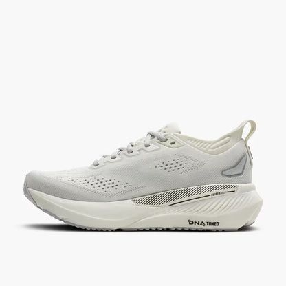 White running shoe on a white background