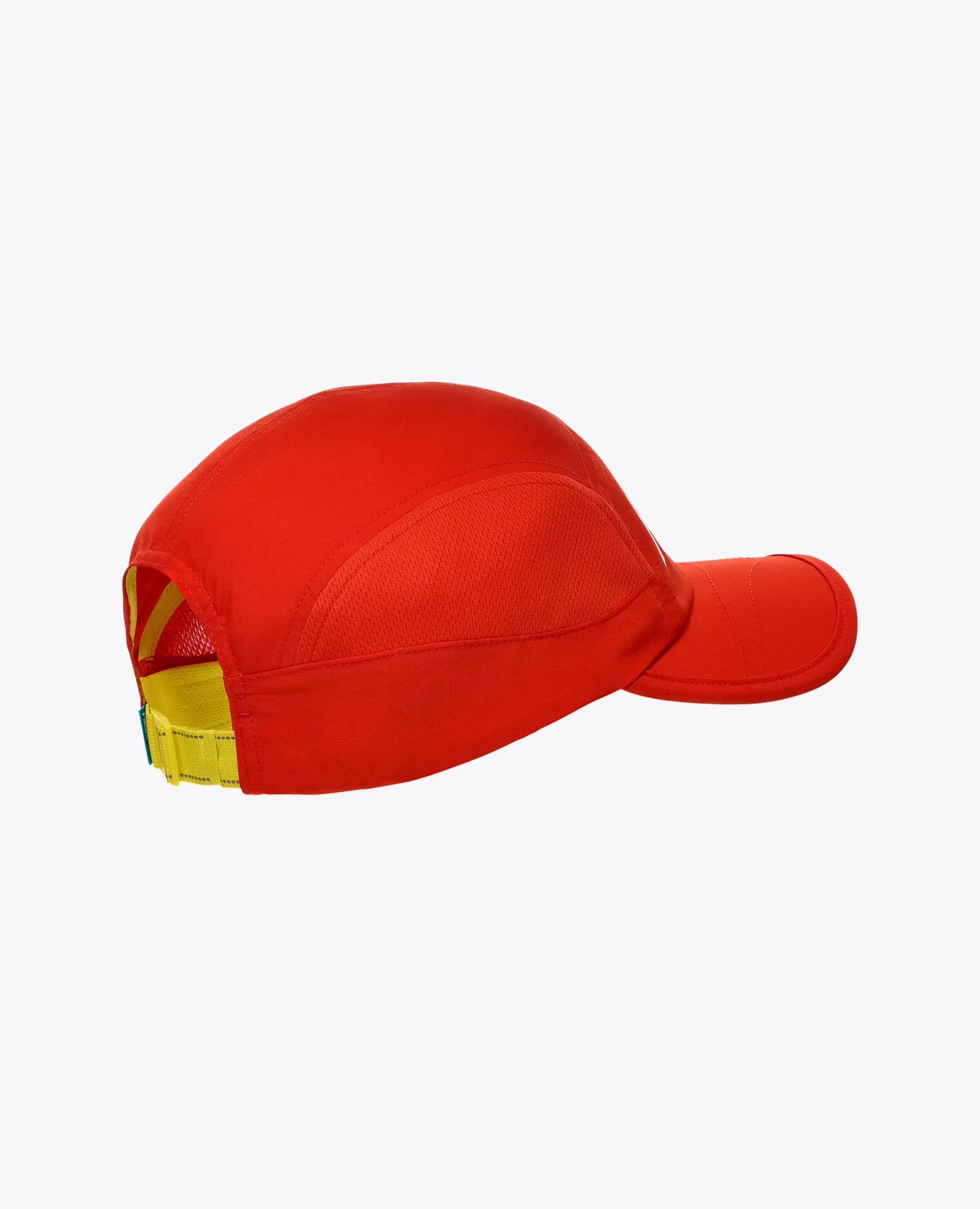 Hoka habanero run cap with 'Hoka' logo on a white background side view
