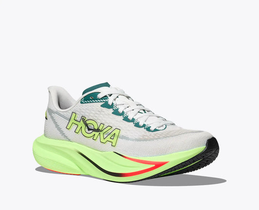 Hoka running shoe on a white background