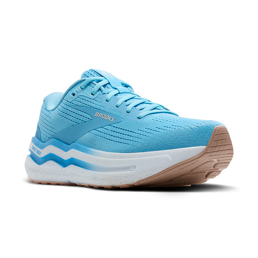 Brooks Women's  Ghost Max 2 light blue front angle