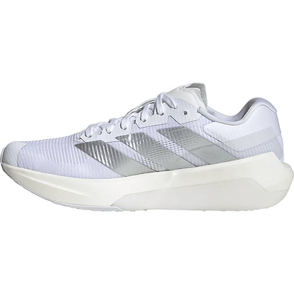 White Adidas Women's Dropset Pro fitness shoe on a white background