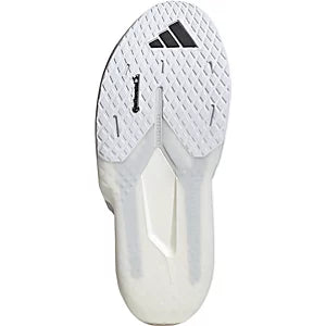 White Adidas Women's Dropset Pro athletic shoe sole with Adidas logo on a white background
