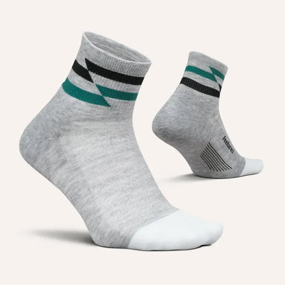 Feetures Elite Max Cushion Quarter (Grey Track)