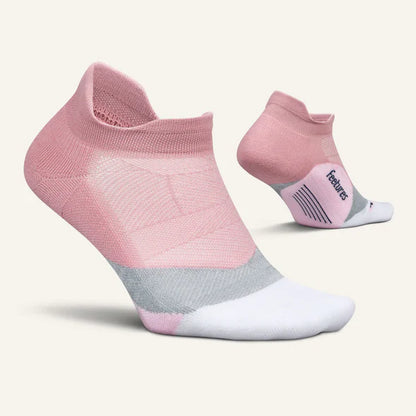 Feetures Elite light cushion tab sock (Pink Och)