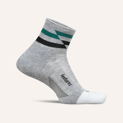 Feetures Elite Max Cushion Quarter (Grey Track)