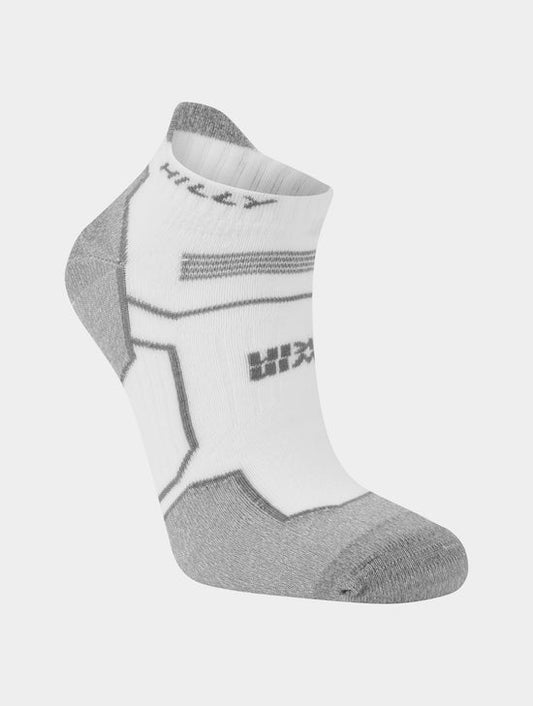 Hilly TwinSkin Socklet white and gray