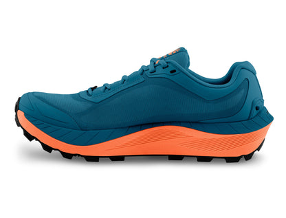 Topo Athletic MTN Racer 3 blue/orange medial view