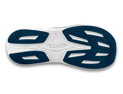 Close-up of a running shoe sole with 'Cobra' branding on a white background