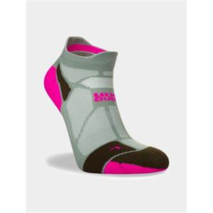 Hilly Marathon Fresh Socklet (Sage/Fluo Pink)