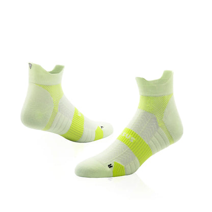 Versus ankle running socks in a light yellow
