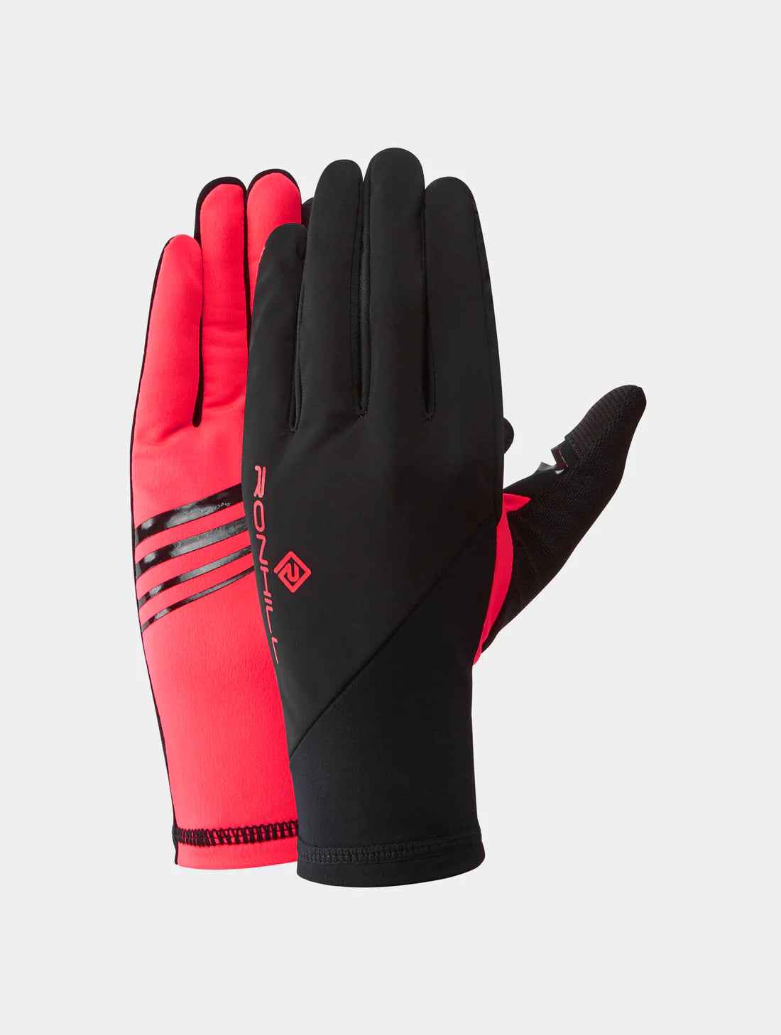 Ronhill Wind Block running glove pink and black