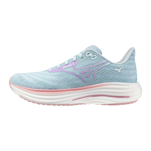Mizuno Women's Wave Rider 29 running shoe light blue