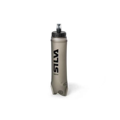 Silva water bottle on a white background