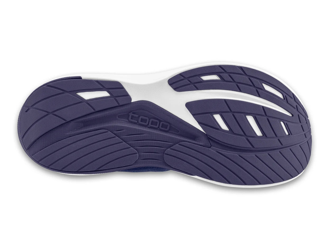 Violet Topo women's and white shoe sole on a white background