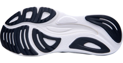 Black and white sneaker sole on a white background