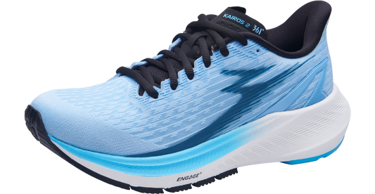 361 degrees women's Kairos 2 light blue, black, white side view 