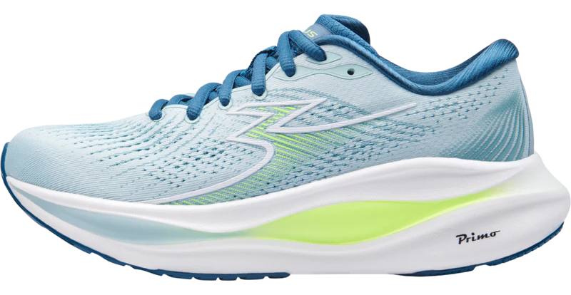 361 Ventus women's running shoe in green and yellow