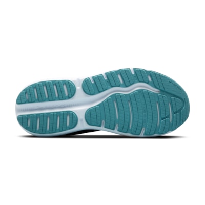 Brooks men's Ghost Max 2 teal and white outsole