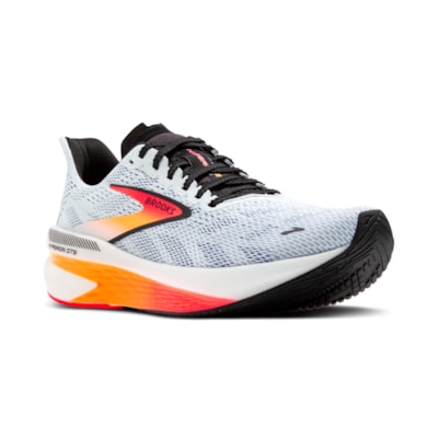 Brooks Hyperion GTS 2 men's running shoe illusion/coral/black front side view