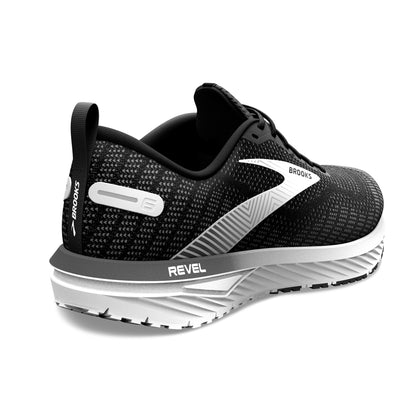 Brooks Revel 6 women's neutral running shoe black and white