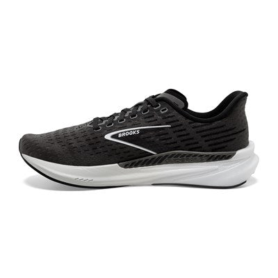 Brooks Women's Hyperion GTS gray black white cushioned stable running shoe