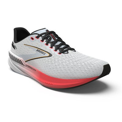 Brooks hyperion gts white and red men's