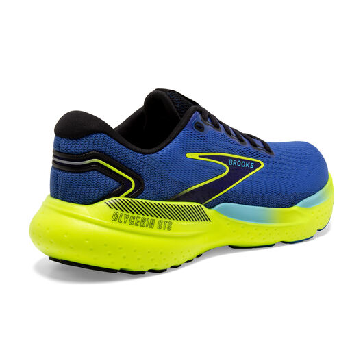 Brooks Glycerin GTS 21 blue and yellow men's 