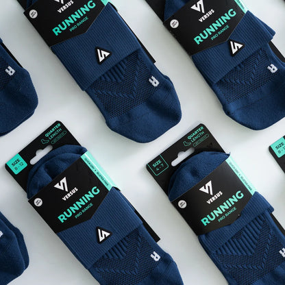versus space blue socks in packaging