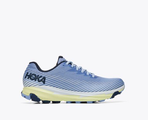 Hoka Women's Torrent 2 trail running shoe blue and white