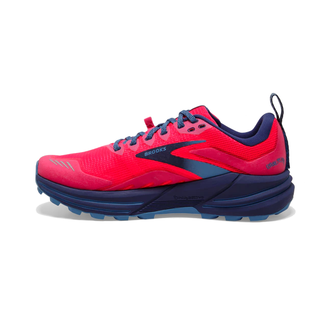 Brooks Cascadia 16 women's trail running shoe, bright pink, violet