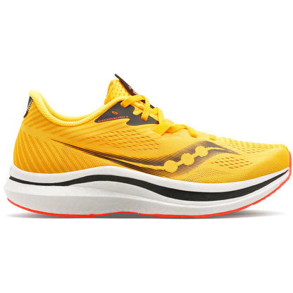 Saucony women's Endorphin Pro 2 carbon plated running shoe bright orange