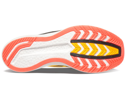 Saucony women's Endorphin Pro 2 carbon plated running shoe bright orange