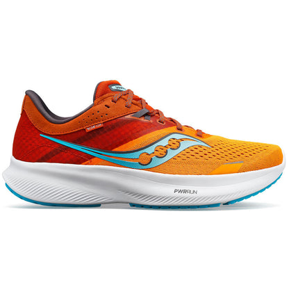 Saucony Ride 16 orange, red stable neutral running shoe