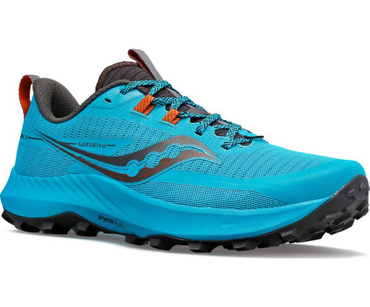 Saucony Peregrine 12 trail running shoe agave and black