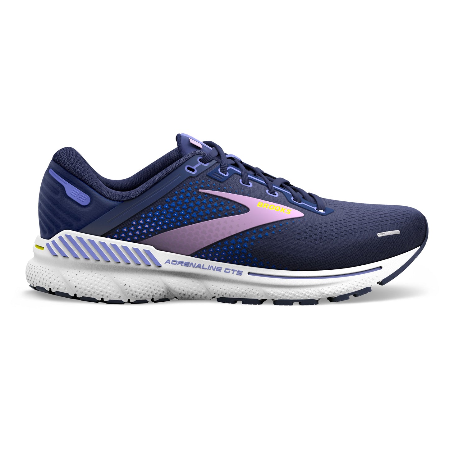 Brooks Adrenaline GTS women's support running shoes blue and light purple