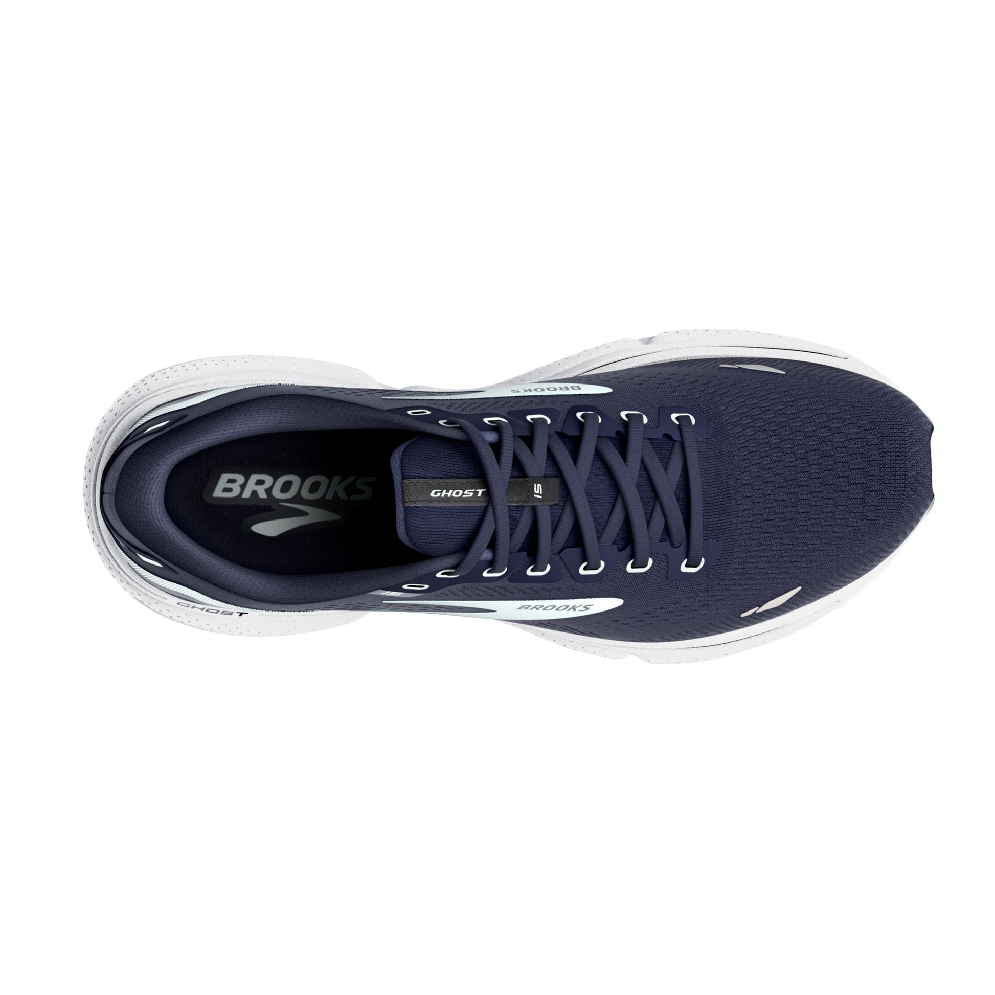 Brooks Women's Ghost 15 cushioned neutral running shoes dark blue