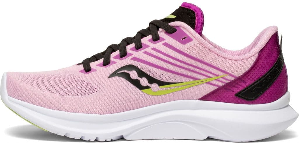 saucony, saucony running, running shoes, running, saucony kinvara 12,  half marathon shoe, neutral shoe, racing shoe, pink womens running shoe